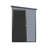 Lockable Sheds 4x8ft Resin Steel Frame Modern Storage for Backyard