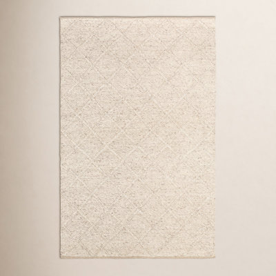 Gray Flatweave Geometric Rug
