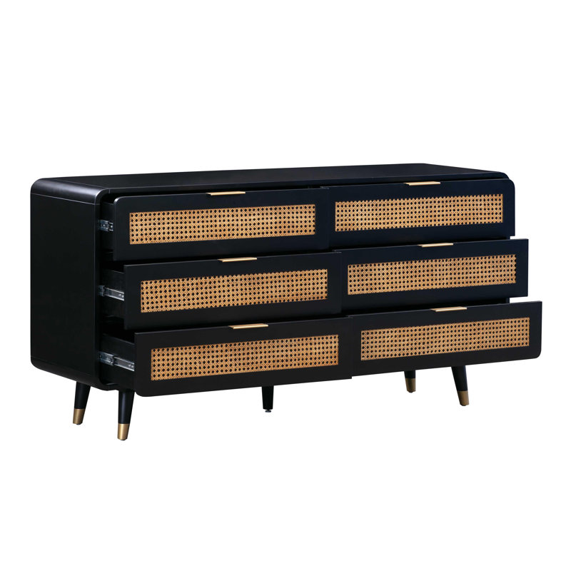 Commode double 6 tiroirs 