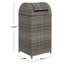Poubelle à battant 25 gallons Toby-48885777