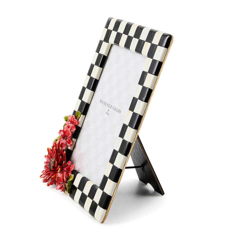 Courtly Check Floral Frame
