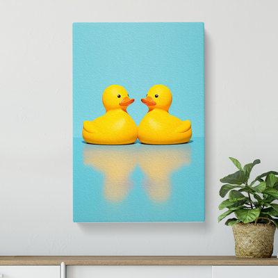 Rubber Ducks Minimalism - No Frame Print