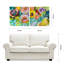«Floral Radiance I & II», art mural sur toile recouverte d'époxy Crystallus