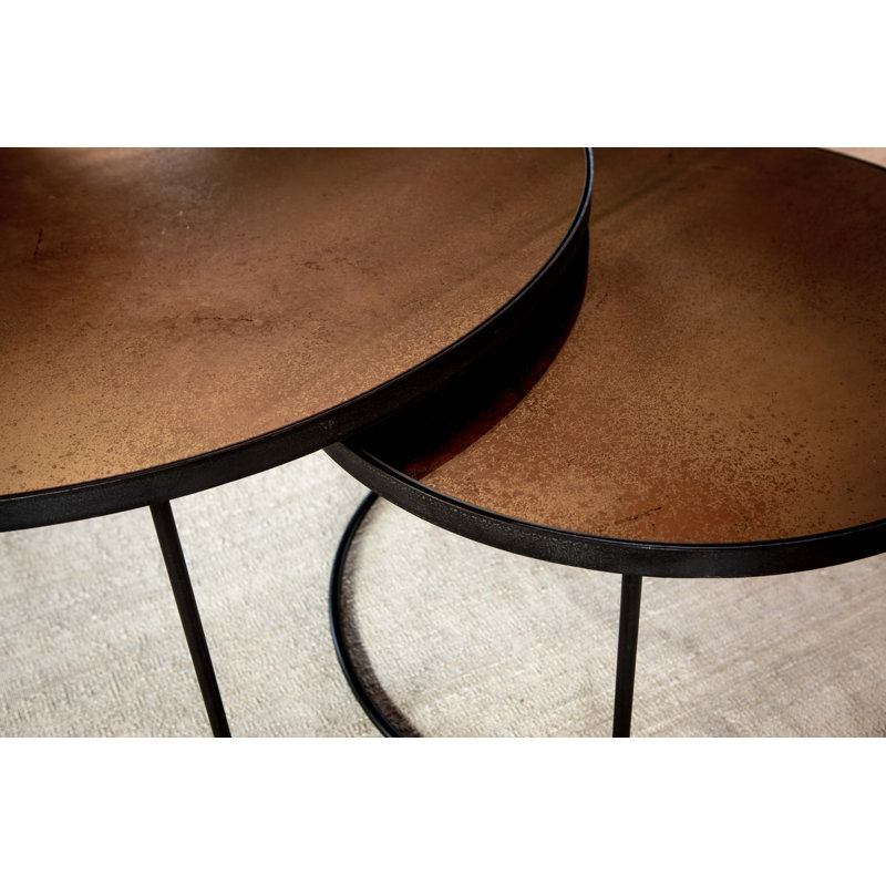 Nesting Coffee Table, Bronze
