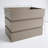 Rectanglar Terrace Planter Tall - Grey Brown-2056575474
