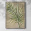 Impression sur toile de jute Palm Frond II - bois massif-873990152
