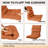 Outdoor Replacement Cushion Set Deep Seating High Back Seat / Back Cushions with Ties (Set of 2)-971156647