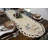 Ikeda Beige Winter Snow Scene Table Runner-1477830617