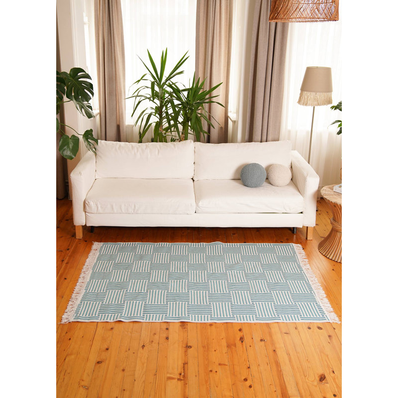 Alander Geometric Hand Woven 120cm X 180cm Area Rug