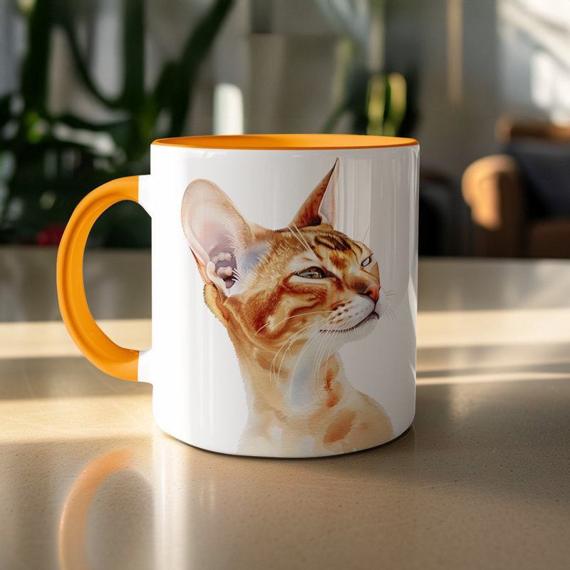 Mug, Orange, 4