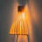 Ariel Solid Wood Flush Mounted Sconce