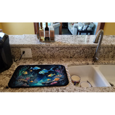 Tapis de séchage bioluminescent pour poisson