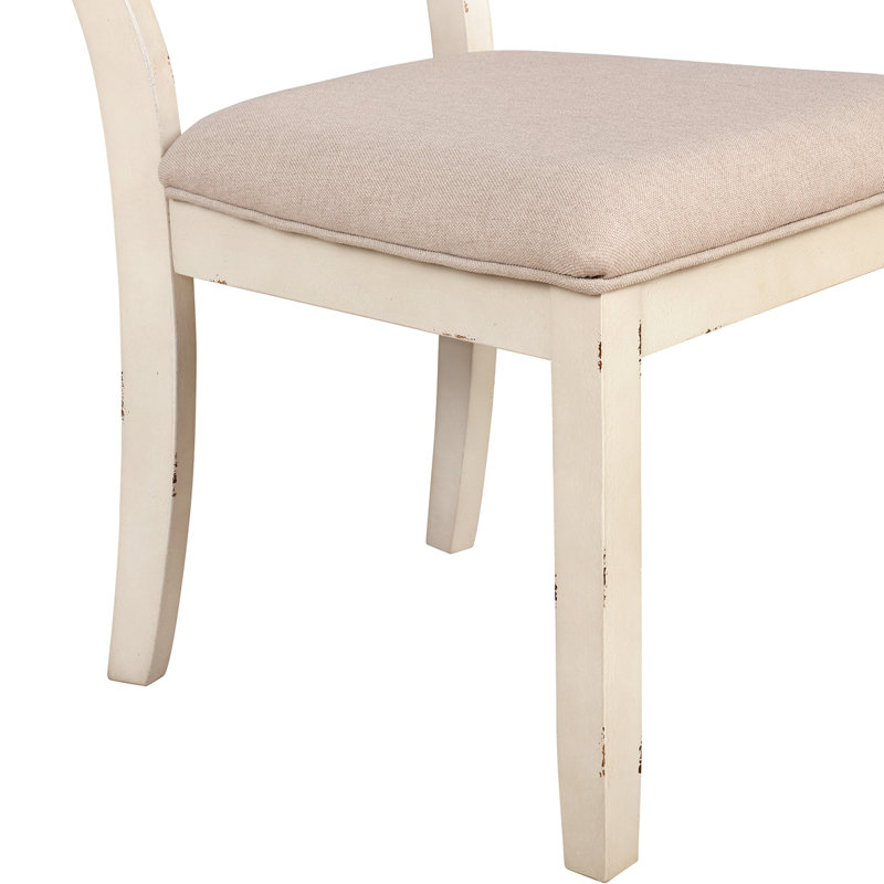 Chaises de salle à manger rembourrées en bois Prato, ensemble de 2