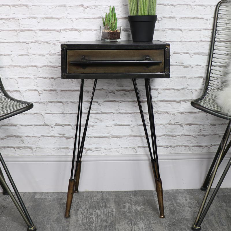 Side Table with Storage