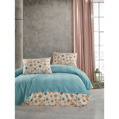 Ensemble de courtepointe 100% coton moderne et contemporain Montes 4 pièces