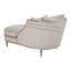 Chaise longue London Place, parchemin