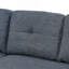 Canapé modulaire 76,5 po en mélange de lin avec lit escamotable et rangement pour chaise longue-873278318
