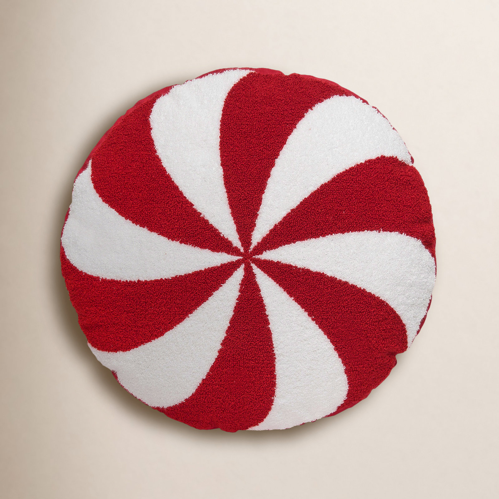 Peppermint Shaped Pillow