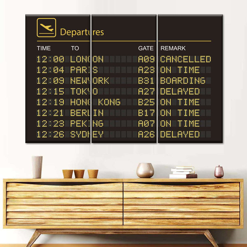 Ensemble de voyage sur toile 3 pièces, H 20 po x l 33 po x P 1,25 po