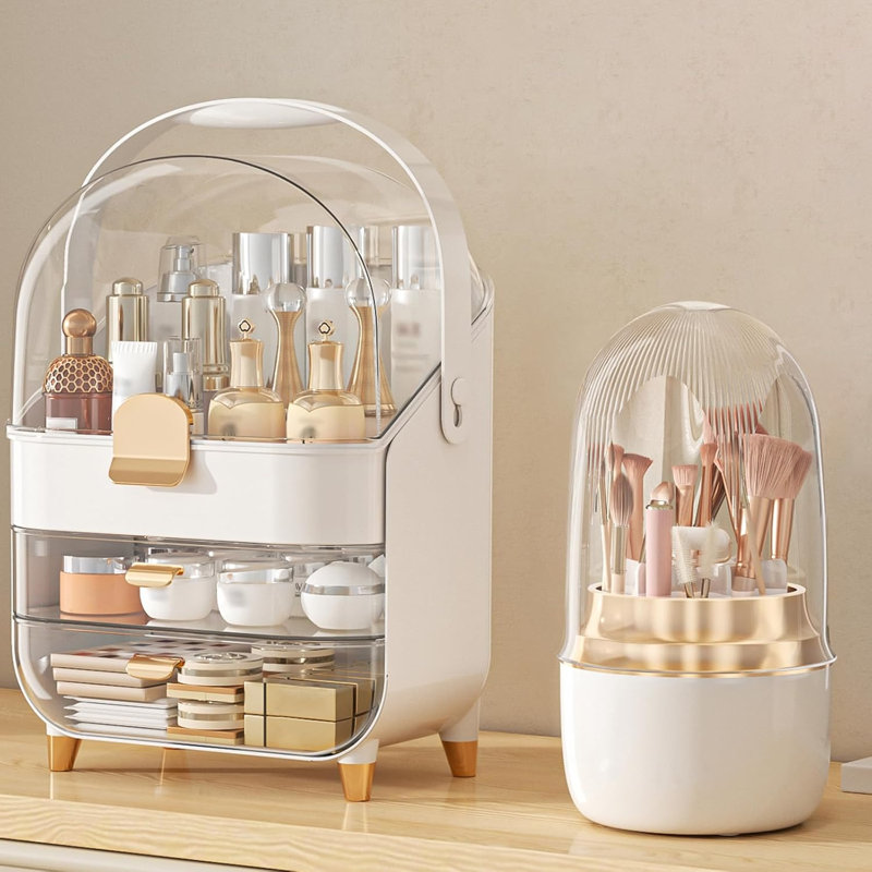 Organisateur de maquillage, organisateur de comptoir de salle de bain