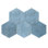 Zenith 9 X 11 In. Matte Porcelain Hexagon Wall And Floor Tile (8.07 Sq Ft/Case) - 16 Pack