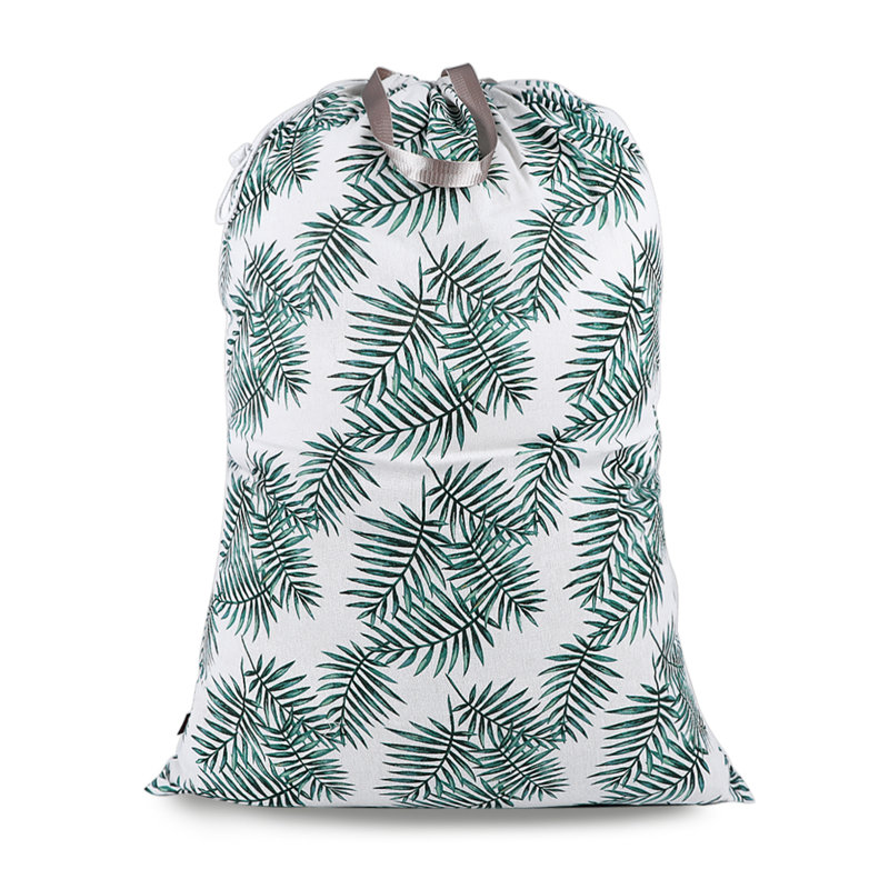 Fabric Laundry Bag, Dark Green