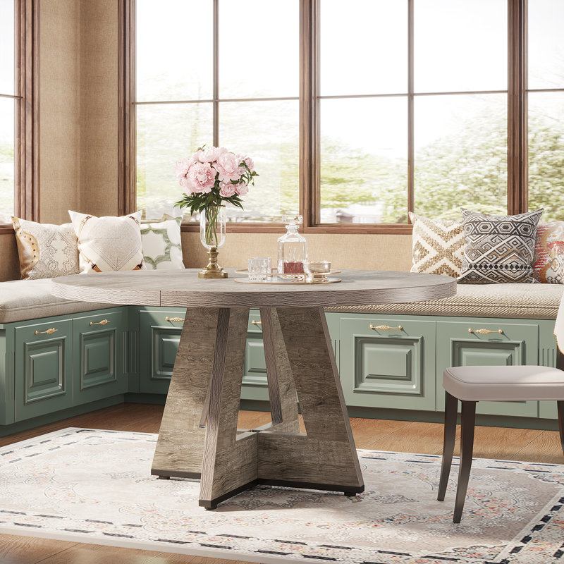 Kuuipo Round Dining Table, Grey