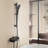 Modern Dual-Function Bath Tap Set,Includes a 3-function Hand Shower,Wall Mounted Rainfall Shower Fixtures with Piano Keys-118318681
