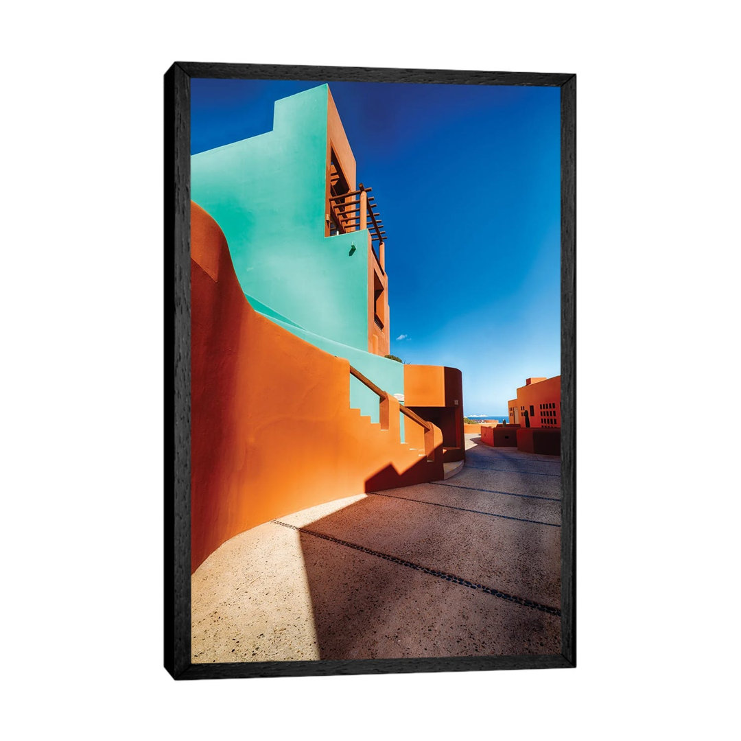 Sun Soaked Adobe, Cabo San Lucas, Mexico by George Oze - Gallery-Wrapped Canvas Giclée on Canvas
