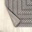 Tapis intérieur / extérieur noir / gris clair Chevron-69807258
