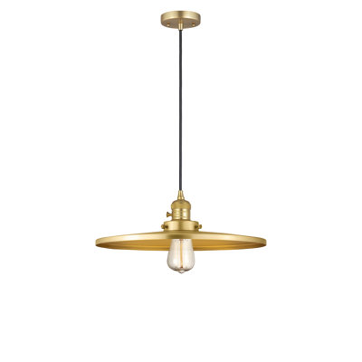 Luminaire suspendu simple à 1 lumière Rouvin