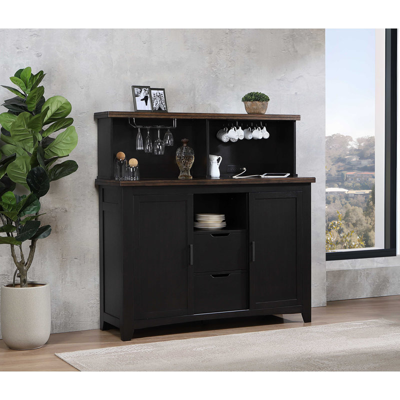Solid Wood 60 Inch Cofffee Bar Work Station
