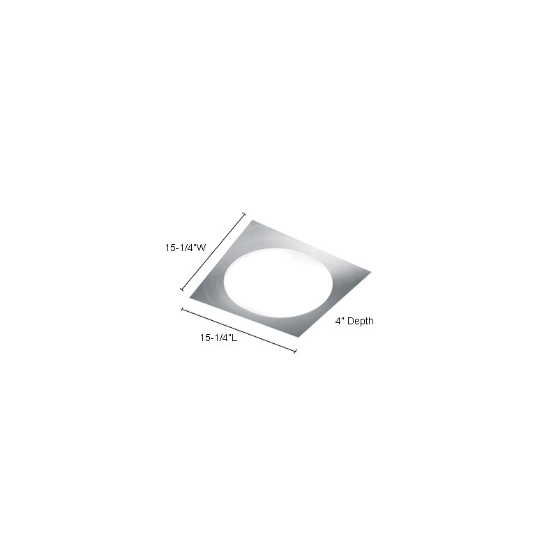 Carre Glass Flush Mount