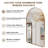 Elegant Arched Bathroom Vanity Mirror – Premium Stainless Steel Frame-2125061774-2119861907