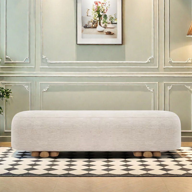 Banc créatif, canapé simple, vestiaire, vestiaire, H 16,54 po x l 70,87 po x P 17,72 po