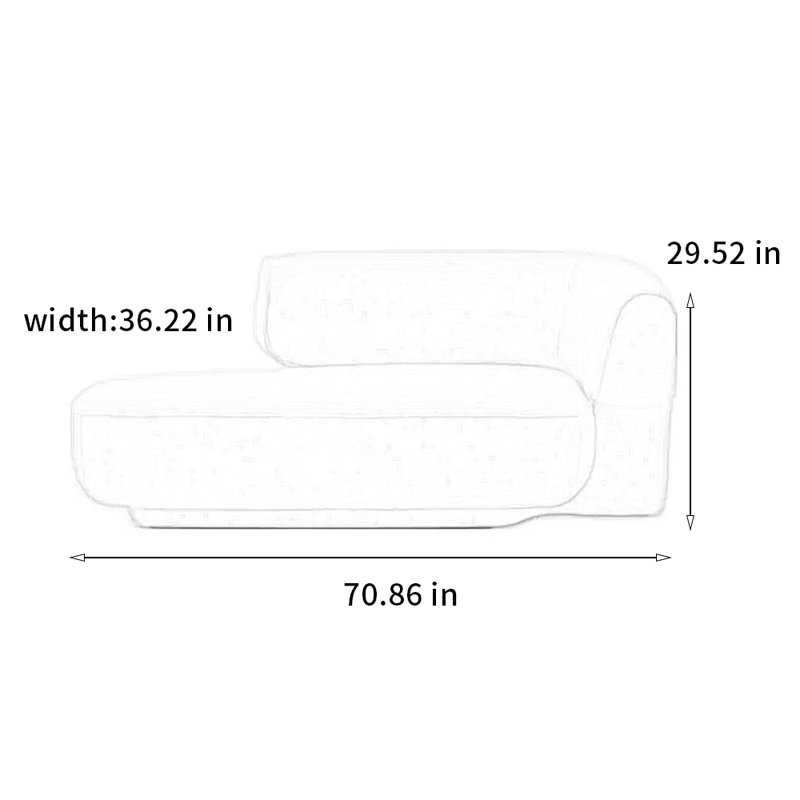 Chaise élégante en pin, Orienté à droite