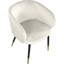 Chaise d'appoint en velours Cesalie-728360869