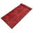 Paulean One-of-a-Kind 4'11" X 11'9" 1990s Wool Area Rug in Dark Red