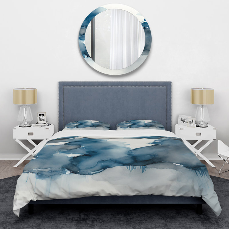 Ensemble de housse de couette en microfibre / polyester Feeling Honolulu Blue II Bedding