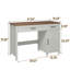 Bureau de direction, bureau d'ordinateur avec tiroirs et armoire de rangement Farmhouse-1350161583