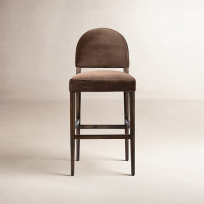 Chancey Upholstered Counter Stool with Solid Wood Frame