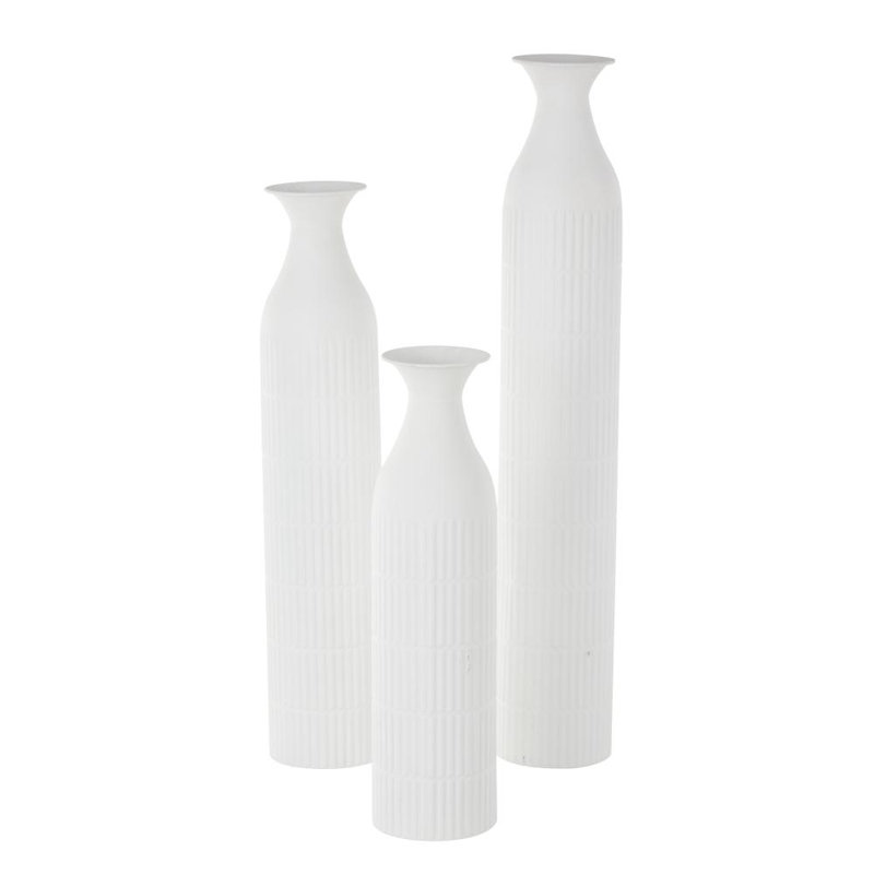 Ensemble de grands vases en métal Jonesburg