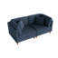 Canapé modulaire rembourré en velours côtelé 2 pièces Seemab-1875982382
