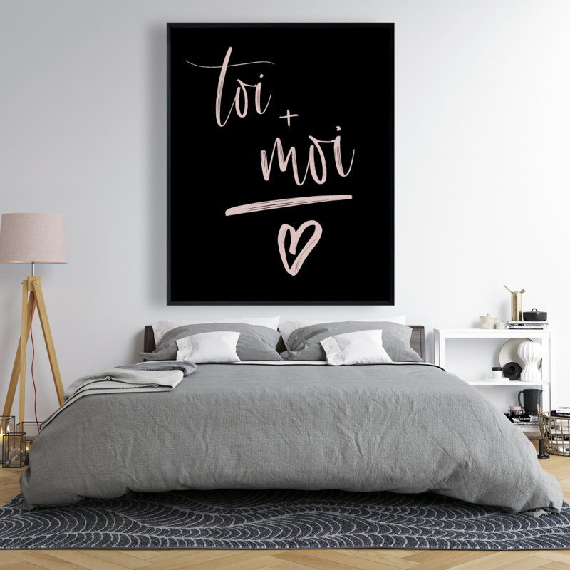 You + Me Print On Canvas, H 60 po x l 48 po