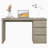 Computer Desk with Drawers, Wood Work Desk, Home Office PC Desk-1051513718-1041365061