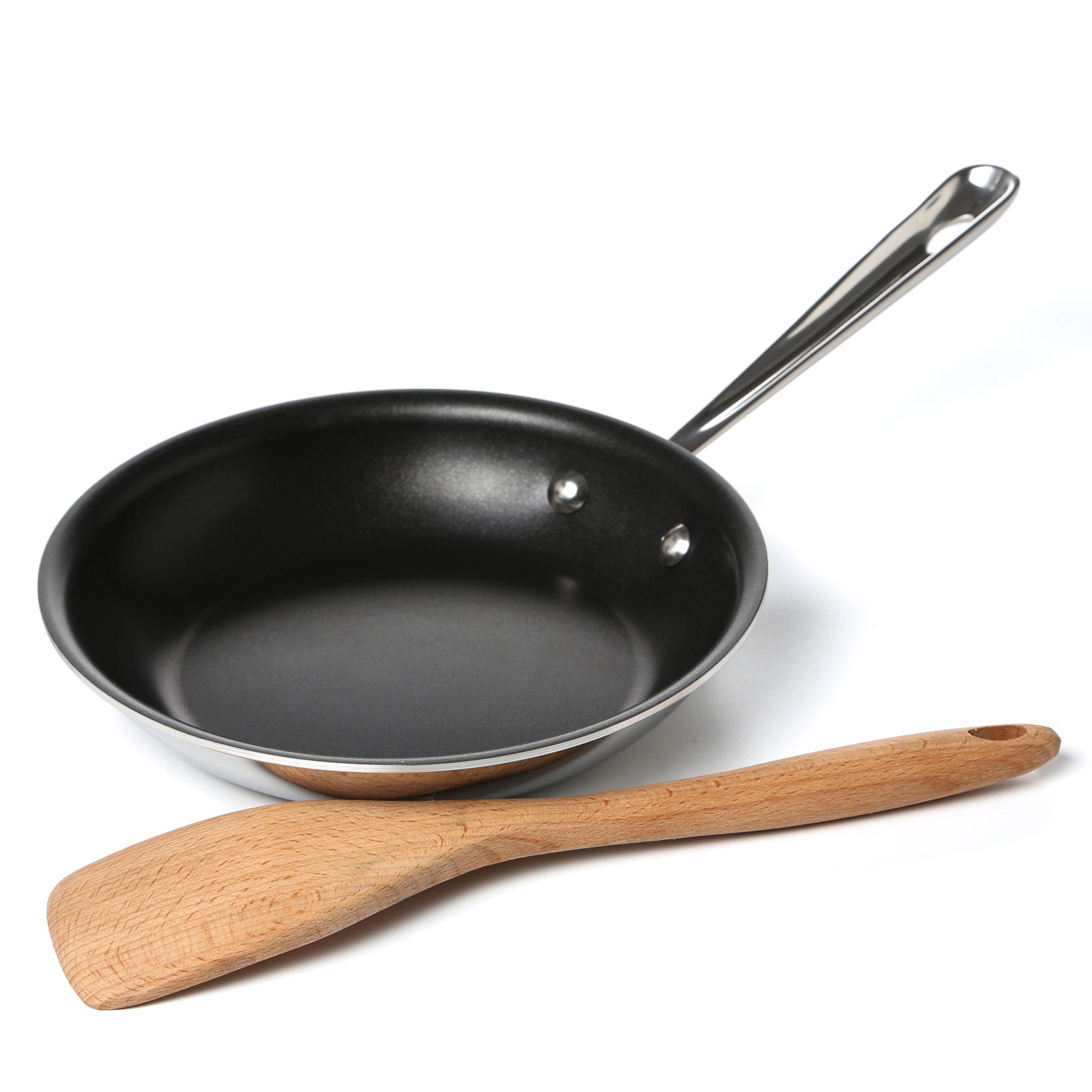 All-Clad D3® Stainless Steel Non-Stick Frying Pan, 8.6"