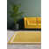 Anyi Bordered Handmade Yellow Area Rug