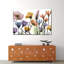 «Vibrant Flowerscape» sur toile-1833161787