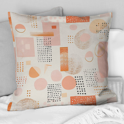 Coussin décoratif minimaliste Boho Shapes I - Boho