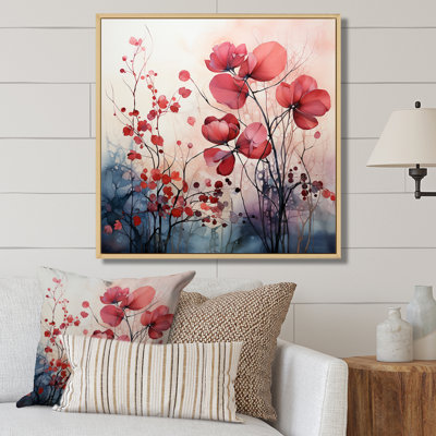 «Leaves Charm In Moody Overcast», art mural sur toile